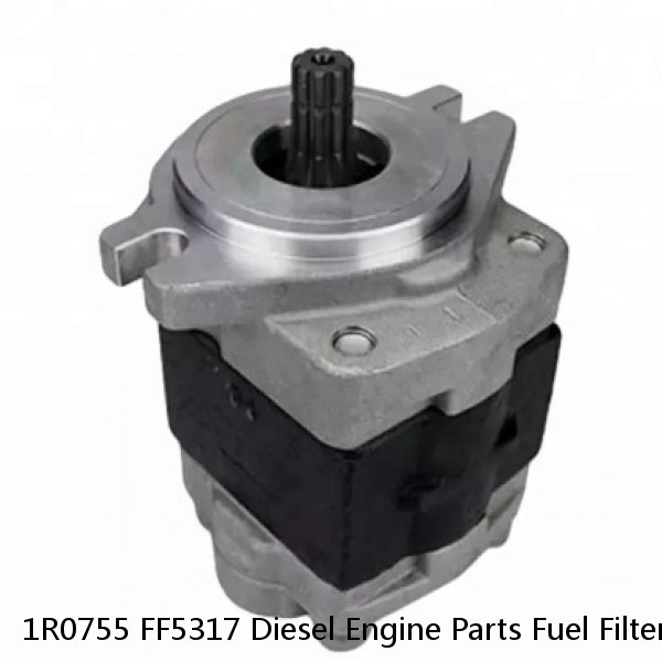 1R0755 FF5317 Diesel Engine Parts Fuel Filter Material Price For Caterpillar