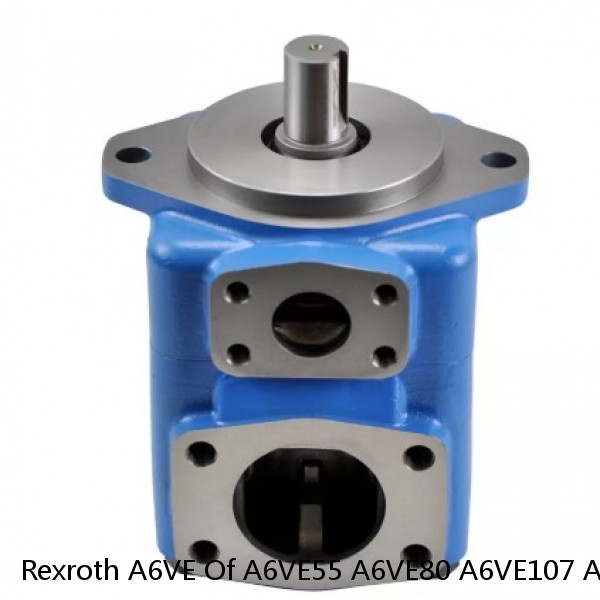 Rexroth A6VE Of A6VE55 A6VE80 A6VE107 A6VE160 A6VE200 Variable Displacement Piston Hydraulic Motor